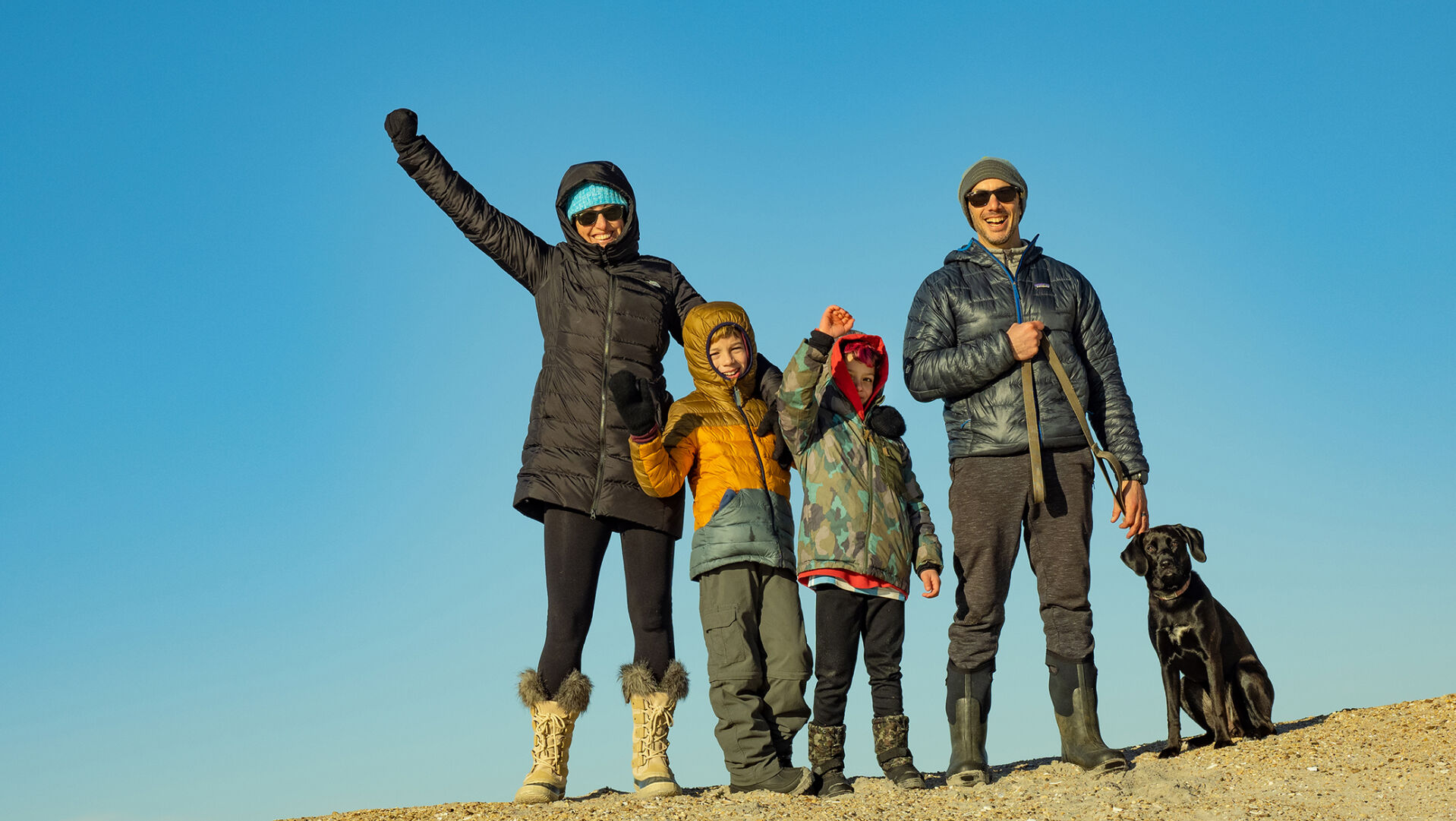 Outdoors family